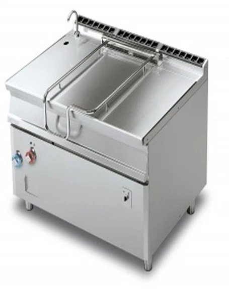 مقلاة طهي  أوتوماتيكية، وعاء سعة ١٢٠ لترًا غاز